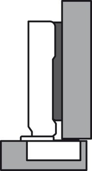 Nábytkový závěs, Grass Tiomos 155°, plně naložená montáž