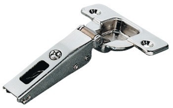 Nábytkový závěs, Häfele Metalla 510 A/SM 105°, pro tenké dřevěné dveře od 10 mm, plně naložená/polonaložená montáž