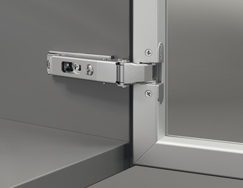 Nábytkový závěs, Häfele Metalla 510 push A/SM 105°, plně naložená montáž