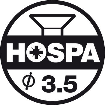 Nábytkový závěs, Häfele Metalla SM Combi 110°, vložená montáž