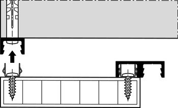 Nacvakávací profil, Montážní systém pro panely k nacvaknutí