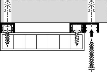 Nacvakávací profil, Montážní systém pro panely k nacvaknutí