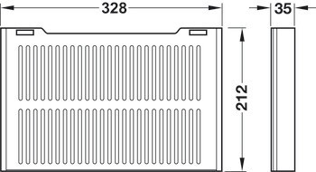 Nakloněný podavač, pro vnitřní dělení, pro Variant-C/C+