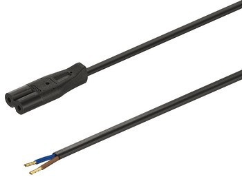 Napájecí kabel, Zástrčka pro malá zařízení pro vstupní port C8 250 V