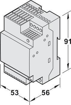 Napájecí zdroj, pro montáž do DIN lišty