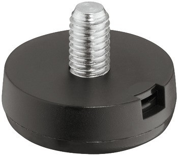 Nastavitelná noha s kluzákem, kulatá