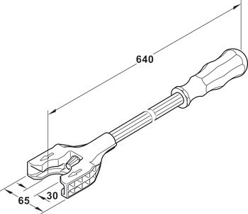 Nastavovací nástroj, Häfele AXILO® 48 Light Tool