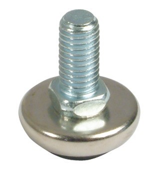 Nastavovací šroub, Závit M10, pevný, s ocelovou podstavou
