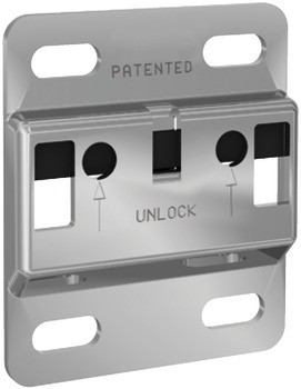 Nástěnný držák, S pojistkou proti vyklopení, pro držák skříňky pro spodní skříňku