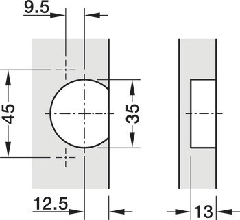 Objektový závěs, Model 2000 SM, plně naložená montáž