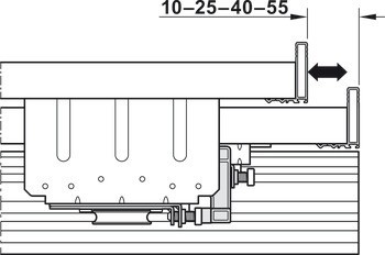 Ochrana prstů, Pro Häfele Slido F-Line44 80A