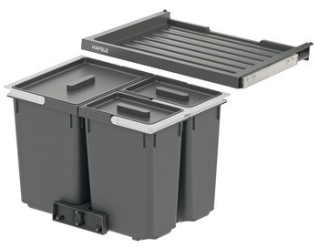 Odpadkové koše, 1 x 14 a 2 x 12 litrů, Häfele