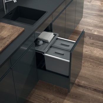 Odpadkové koše, 1 x 23 a 1 x 13 litrů, Häfele