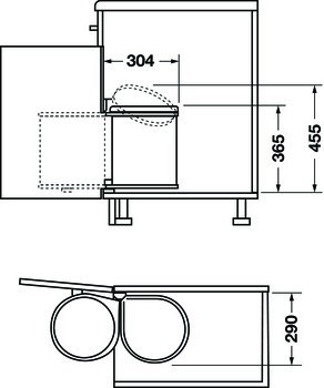 Odpadkové koše, Hailo Mono