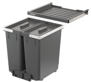 Odpadkové koše, 2 x 11 litrů, Häfele
