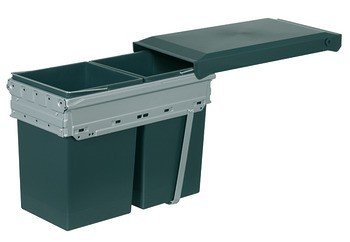 Odpadkové koše, 2 x 15 litrů, Hailo Tandem