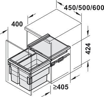 Odpadkové koše, Hailo Cargo Synchro