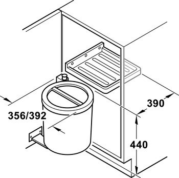 Odpadkové koše, Häfele