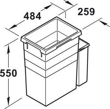 Odpadkové koše, Hailo AS Euro Cargo