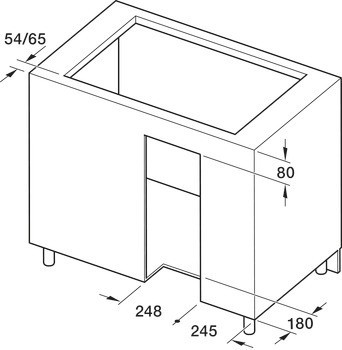 Odsavač par varné desky Häfele Assedo CXS35B2C83a Pure, 83 cm, Bridgezones