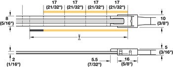 Osvětlovací LED páska, COB, Häfele Loox5 LED 3103, 24 V, 8 mm, 2pólové (jednobarevné), 480 LED/m, 4,8 W/m, IP20