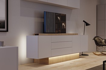 Osvětlovací LED páska, Häfele Loox5 LED 2064, 12 V, 8 mm, 3pólové (tunable white), 2 x 60 LED/m, 4,8 W/m, IP20