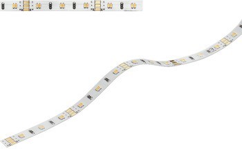 Osvětlovací LED páska, Häfele Loox5 LED 2064, 12 V, 8 mm, 3pólové (tunable white), 2 x 60 LED/m, 4,8 W/m, IP20