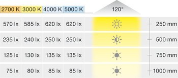 Osvětlovací LED páska, Häfele Loox5 LED 2072, 12 V, 8 mm, 2pólové (jednobarevné), 120 LED/m, 2,4 W/m, IP20