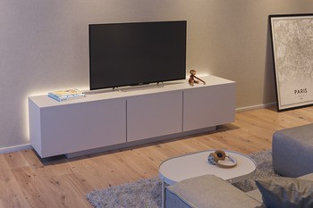 Osvětlovací LED páska, Häfele Loox5 LED 2162, 12 V, 8 mm, 2pólové (jednobarevné), 80 LED/m, 3 W/m, IP20