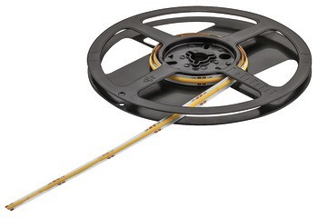 Osvětlovací LED páska, COB, Häfele Loox5 LED 3069, 24 V, COB, 8 mm, 2pólové (jednobarevné), 480 LED/m, 8 W/m, IP20