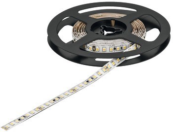 Osvětlovací LED páska, konstantní proud, Häfele Loox5 LED 3050, 24 V, 8 mm, 2pólové (jednobarevné), 140 LED/m, 9,6 W/m, IP20