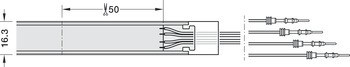 Osvětlovací LED páska s PUR zapouzdřením, LED 1160, 24 V, 4pólové (RGB), 120 LED/m, 18 W/m, IP67
