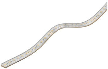 Osvětlovací LED páska v silikonovém pouzdru, Häfele Loox5 LED 3046, 24 V, 8 mm, 2pólové (jednobarevné), do drážky 10 x 4,8 mm, 120 LED/m, 9,6 W/m, IP44