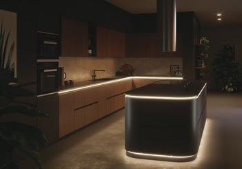 Osvětlovací LED páska v silikonovém pouzdru, LED 1158, 24 V, 2pólové (jednobarevné), 276 LED/m, 10 W/m, IP44