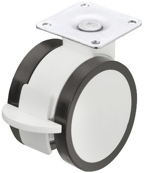 Otočné kolečko, pojezdová plocha: měkká, nosnost 25 kg