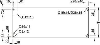 Otočné kování stolové desky, Otočné