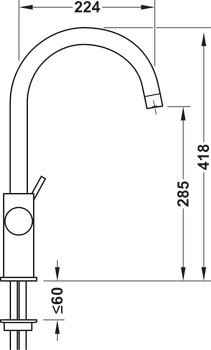 Páková baterie, Kuchyňská baterie, Grohe Blue® Home