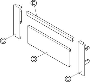 Panel, Pro vnitřní zásuvku Matrix Box Slim A30