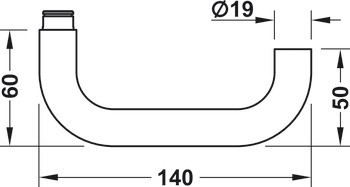 Pár dveřních klik, Startec LDH 2170