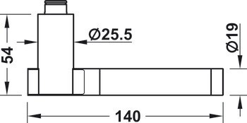 Pár dveřních klik, Startec LDH 2194 dvoubarevné