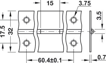 Pianový pant, při požadavcích na zvýšenou odolnost proti korozi