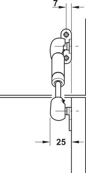 Plynová vzpěra, Klopna, samootevírací