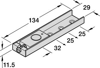 Podlahové zavírače, pro dvojčinné dveře, EN 2–4