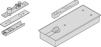 Podlahové zavírače, pro dvojčinné dveře, EN 2–4