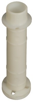 Podpěrná noha, plast, bílý