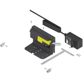 Pohon, Blum Servo-Drive uno výsuv třídiče odpadu, pro odpadkové koše k vložení na zásuvkové výsuvy s bočnicí