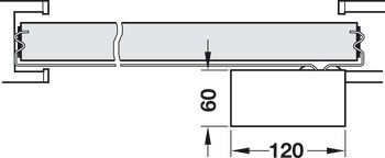 Pohon pro posuvné dveře, Pro celkovou hmotnost dveří do 80 kg