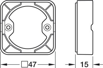 Pohybový spínač, Häfele Connect Mesh 12 V