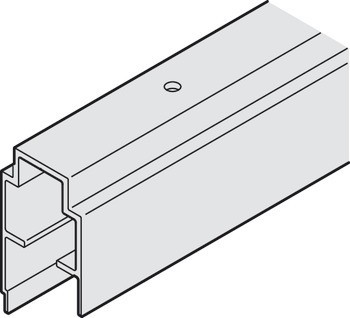 Pojezdová kolejnice, předvrtané