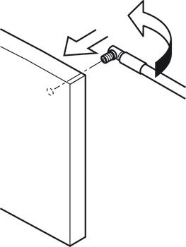 Příčný reling, Blum Metabox